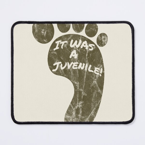 Item preview, It Was A Juvenile Bigfoot - Vintage Distressed Footprint designed and sold by GVRDesign.