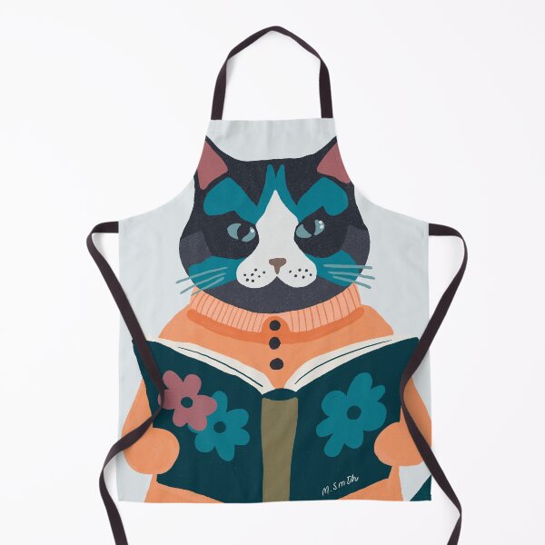 Item preview, Cat is reading the book designed and sold by Marie Smth.
