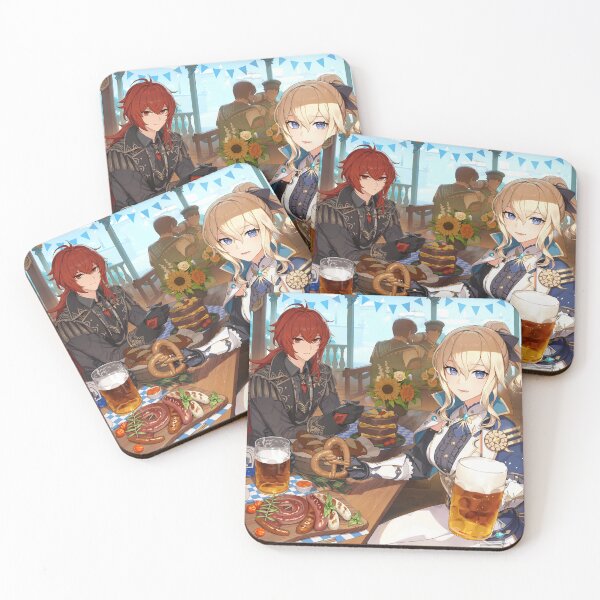 Item preview, Genshin Impact Oktoberfest Poster designed and sold by Astral Drop.
