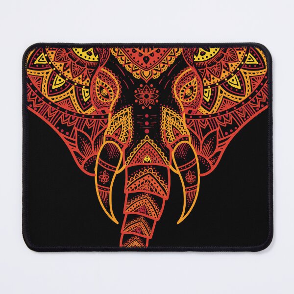 Item preview, Elephant head dot mandala designed and sold by yaZzaboy.
