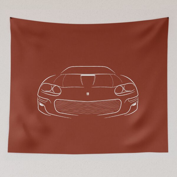 Item preview, Camaro SS - front stencil, white designed and sold by mal-photography.