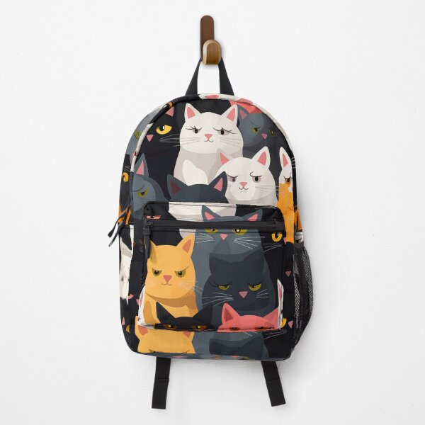 Item preview, Cat family, seamless cat pattern  designed and sold by ModernElegance8.
