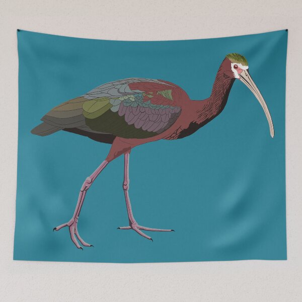 Item preview, White-Faced Ibis designed and sold by BennuBirdy.