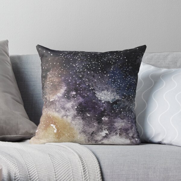 Night sky Throw Pillow