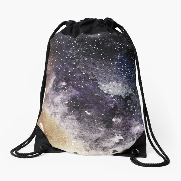 Night sky Drawstring Bag