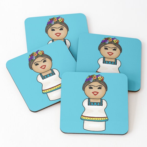 Item preview, Cute Frida Kahlo Portrait designed and sold by Unhinged Heather.