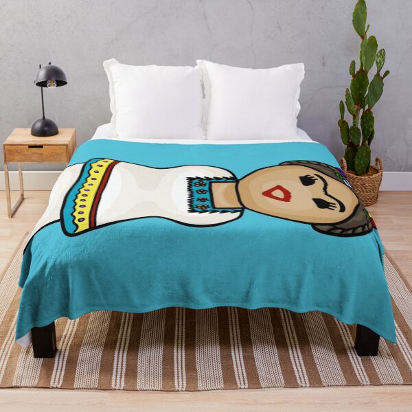 Item preview, Cute Frida Kahlo Portrait designed and sold by Unhinged Heather.