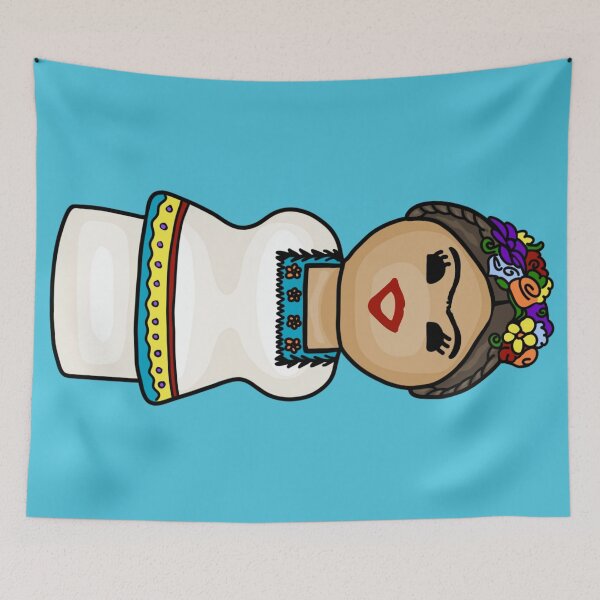 Item preview, Cute Frida Kahlo Portrait designed and sold by Unhinged Heather.