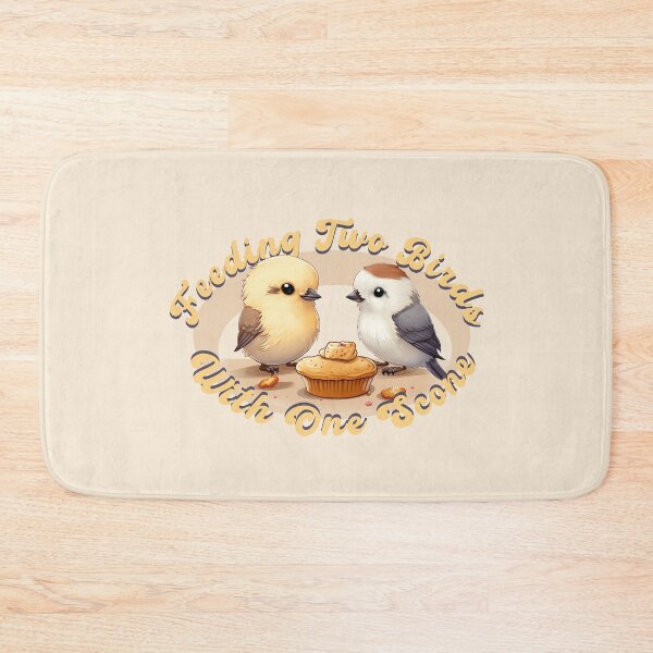 Item preview, Feeding Two Birds With One Scone (no stones! pun language) designed and sold by SpottedDesigns.