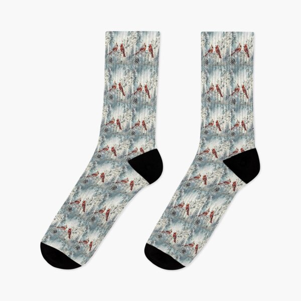 Item preview, Winter Cardinal Birds designed and sold by HappyLifeCreate.