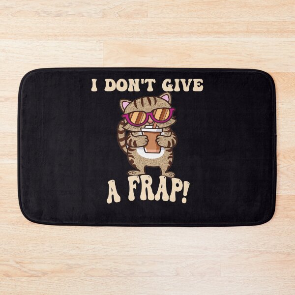Item preview, Cat & Coffee Lover Funny I Don't Give A Frap Sarcastic designed and sold by tamdevo1.