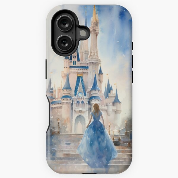 Vista previa del artículo con la obra «Castillo mágico en acuarela», diseñado y vendido por lostinpixels.