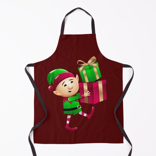Item preview,  Vector illustration of a Christmas elf with gifts isolated on white background. designed and sold by DALIO666.