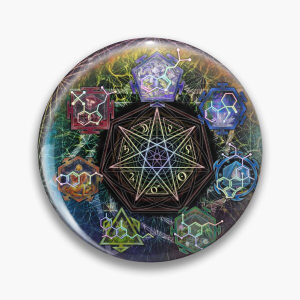 Item preview, Molecules Heptagram Magick designed and sold by Magick Temple.