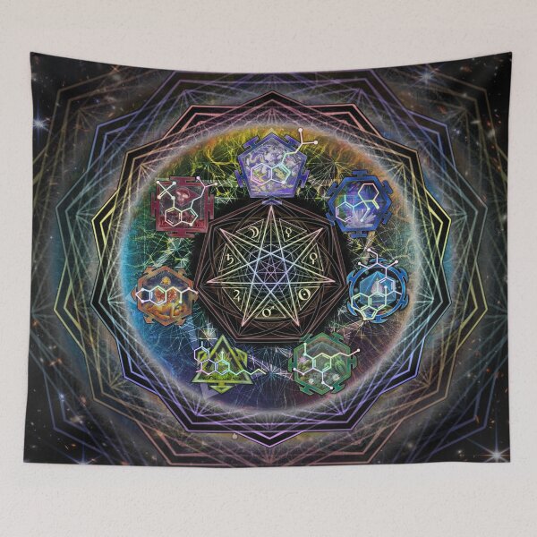 Item preview, Molecules Heptagram Magick designed and sold by Magick Temple.