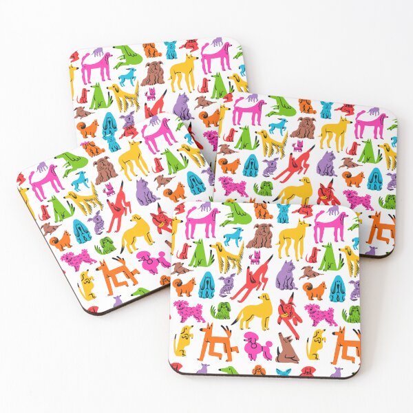 Item preview,  Cheerful, colorful dogs designed and sold by noico.