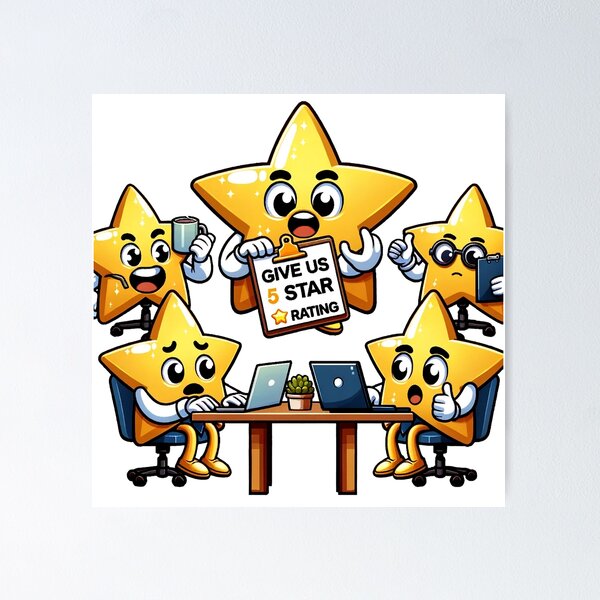 Item preview, Premium 5-Star Rating Logo Design for Your Ultimate Brand Identity designed and sold by The-Library.