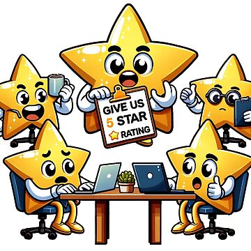 Imagen de la obra Premium 5-Star Rating Logo Design for Your Ultimate Brand Identity de The-Library