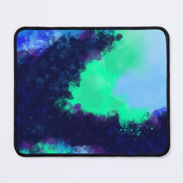 Item preview, Good Riddance - Blue Green Violet Abstract designed and sold by Joey Santiago.