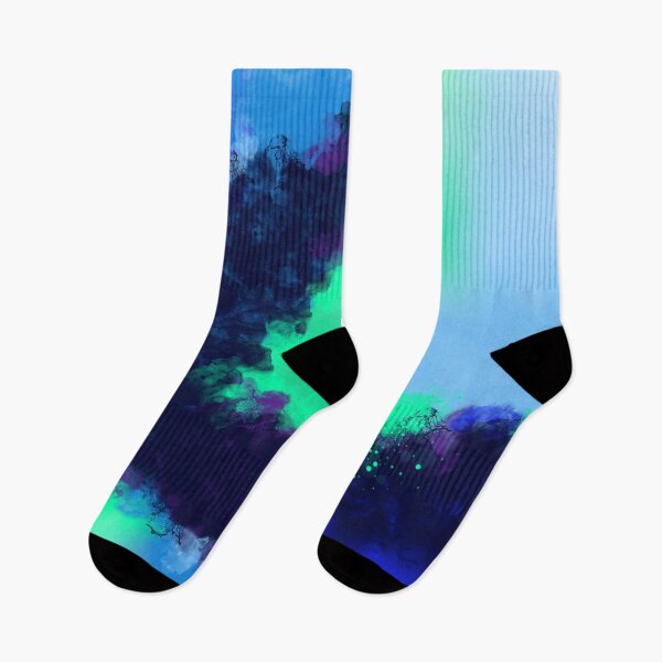 Item preview, Good Riddance - Blue Green Violet Abstract designed and sold by Joey Santiago.
