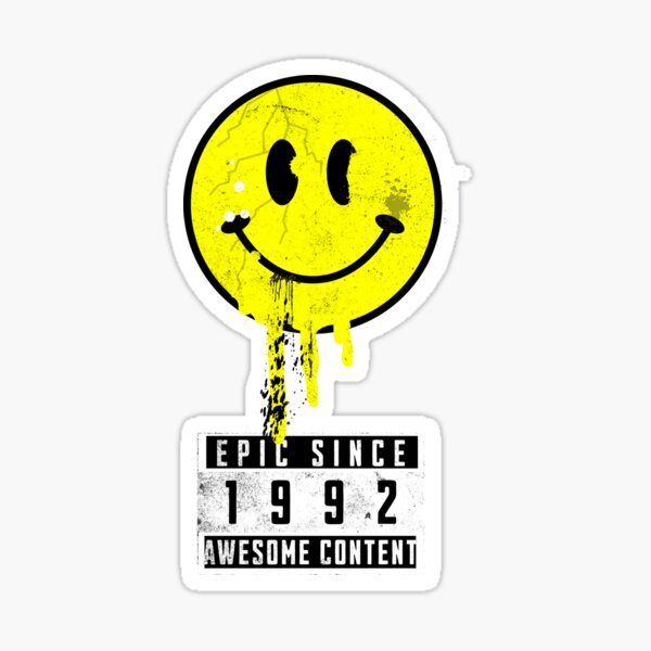 Awesome Face Epic Smiley Sticker for Sale by Thomas Ullrich