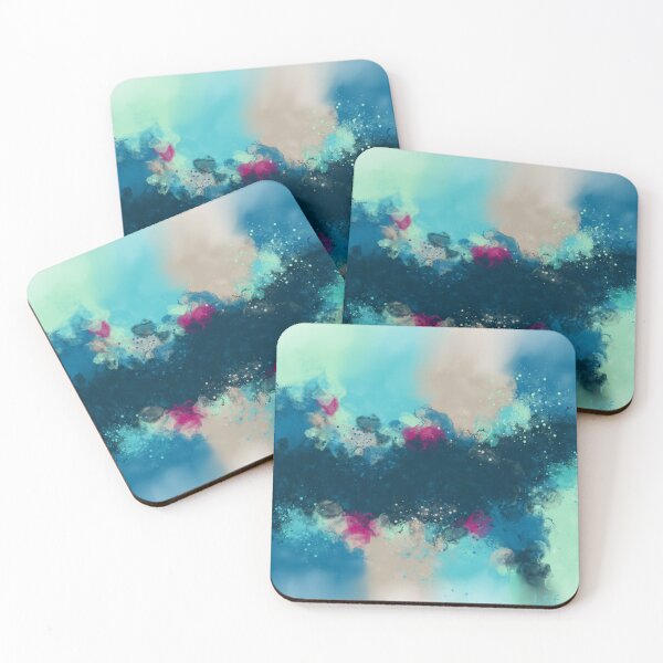 Item preview, Natural Wonder Digital Abstract Blue Earth Tone Art designed and sold by Joey Santiago.