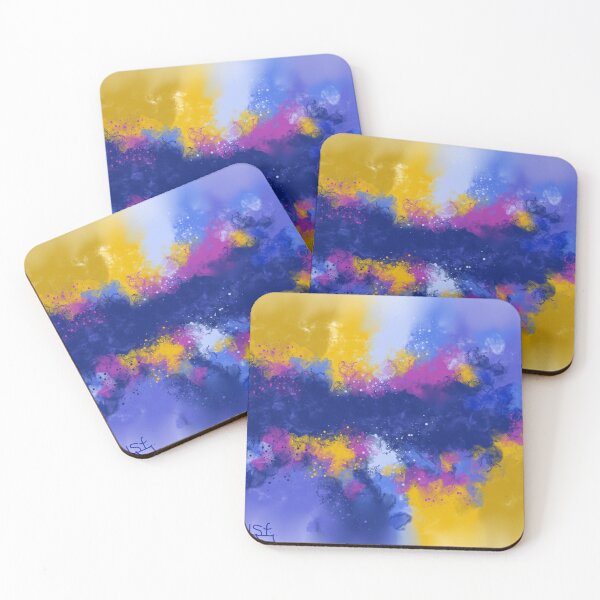 Item preview, Orange Blue Violet Abstract Art designed and sold by Joey Santiago.