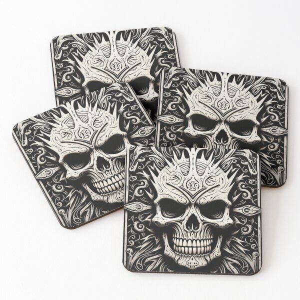 Item preview, Occult Skull Illustration designed and sold by OccultDreams.
