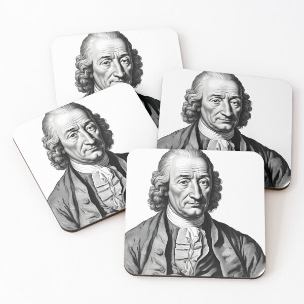 Item preview, black and white portrait of the philosopher John Locke designed and sold by CachoGlorious.