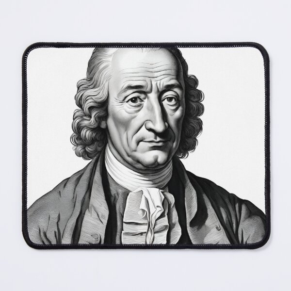 Item preview, black and white portrait of the philosopher John Locke designed and sold by CachoGlorious.