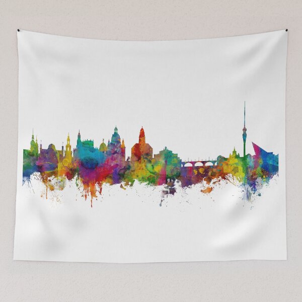 Item preview, Dresden Germany Skyline designed and sold by ArtPrints.