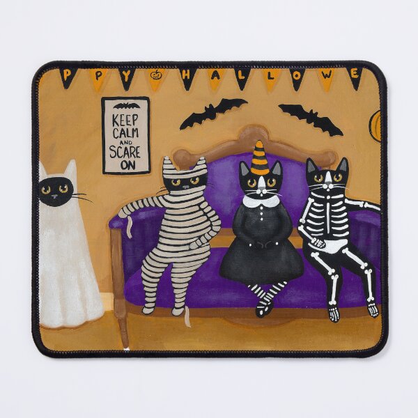 Item preview, The Halloween Party designed and sold by KilkennyCat Art.