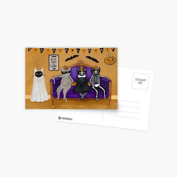Item preview, The Halloween Party designed and sold by KilkennyCat Art.