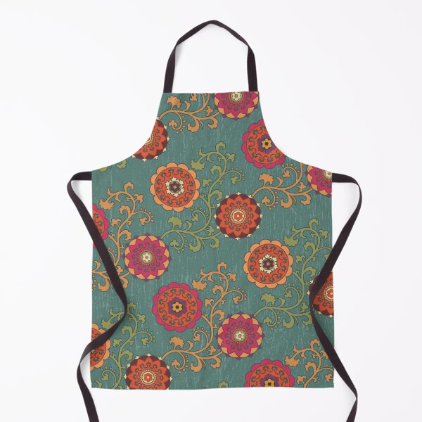 Item preview, Suzani Flowers-Warm designed and sold by Pamelandia.