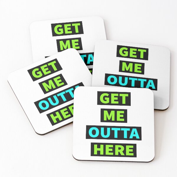 Item preview, Get Me Outta Here Escape Anxiety Feeling Trapped  designed and sold by StudioTina.