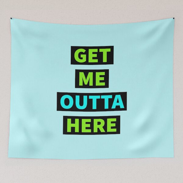 Item preview, Get Me Outta Here Escape Anxiety Feeling Trapped  designed and sold by StudioTina.