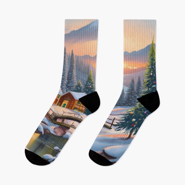 Item preview, Winter Landscape Mountains designed and sold by AOCollections.