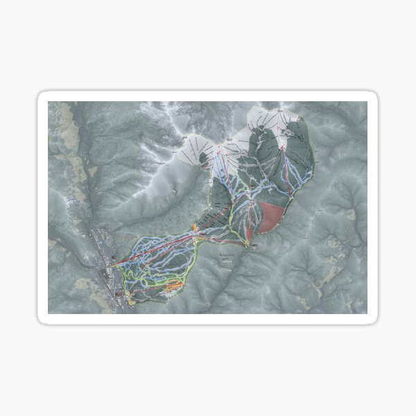 quot Keystone Resort Trail Map quot Sticker - St,small,507x507 Pad,600x600,f8f8f8 