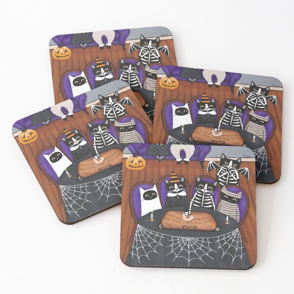 Item preview, The Cats Halloween Party! designed and sold by KilkennyCat Art.