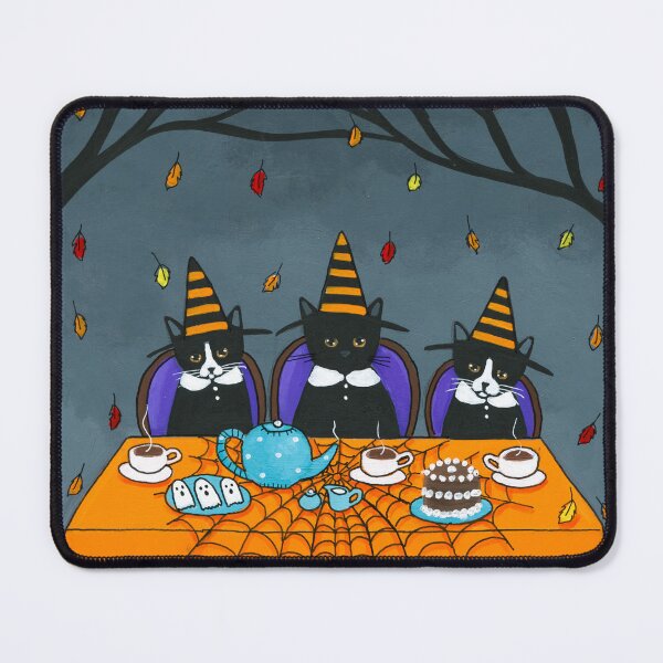 Item preview, The Halloween Tea Party designed and sold by KilkennyCat Art.