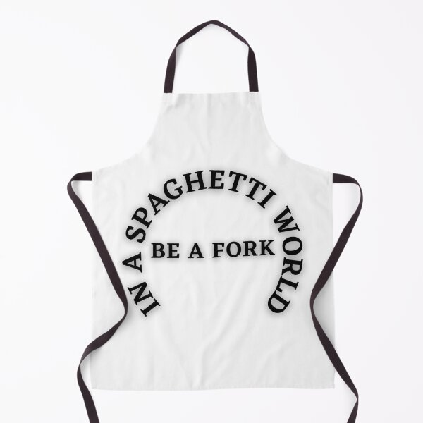 Item preview, Eating Spaghetti World Text in black designed and sold by AIrtisticPrints.