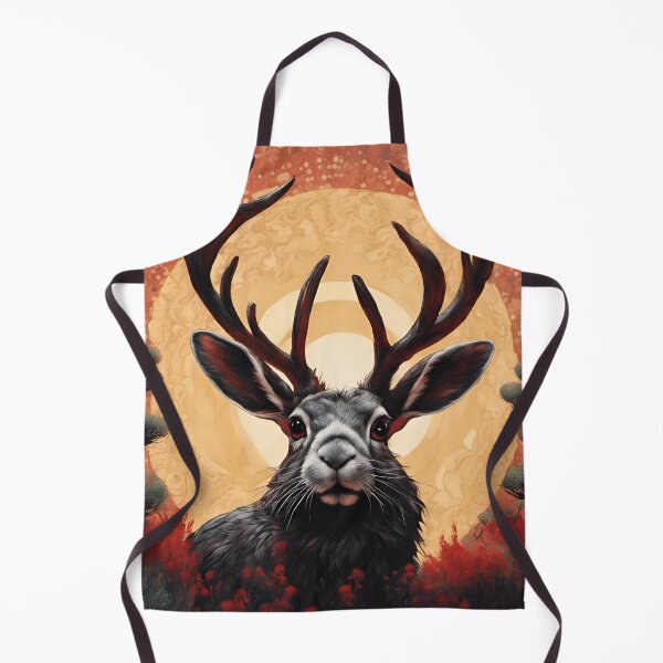 Item preview, Jackalope in Red designed and sold by HabitableMoons.