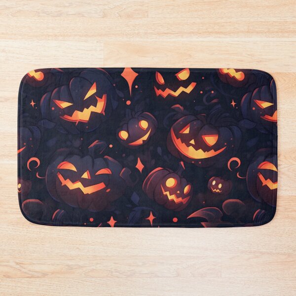 Item preview, Pumpkin Patch of Halloween Scary Pumpkins - Halloween Pattern designed and sold by TheeDigitalDen.