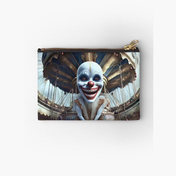 Item preview, Scary clown at a spooky carnival designed and sold by CuteCreature.