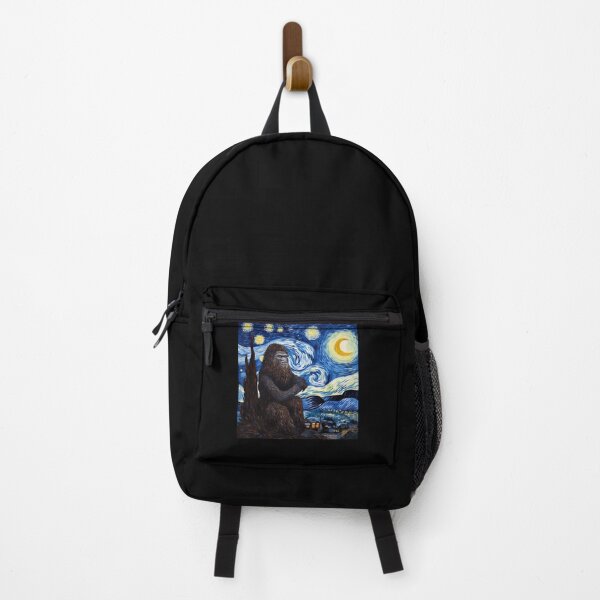 Artikelvorschau, Sasquatch Starry Night Bigfoot van Gogh Gemälde entworfen und verkauft von Vangoholic.