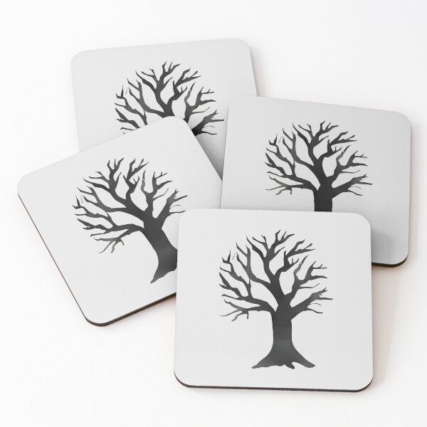 Item preview, Silhouette of the Black Halloween Tree designed and sold by BloomCatB.