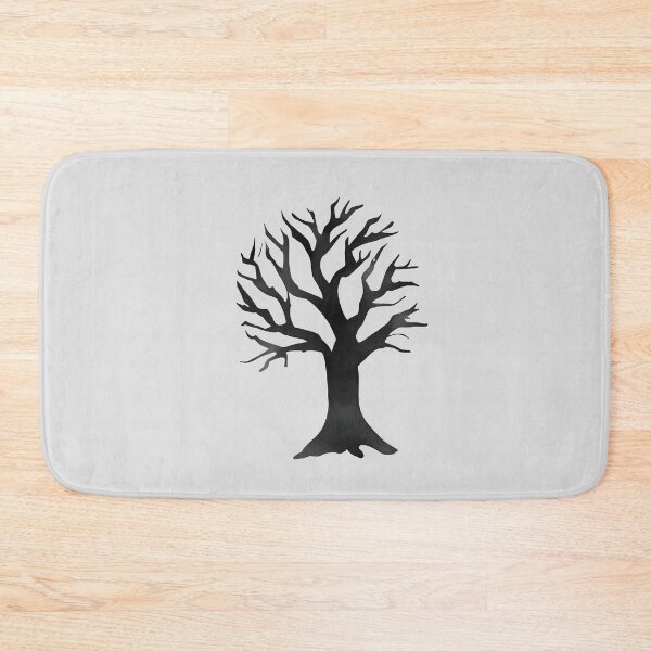 Item preview, Silhouette of the Black Halloween Tree designed and sold by BloomCatB.