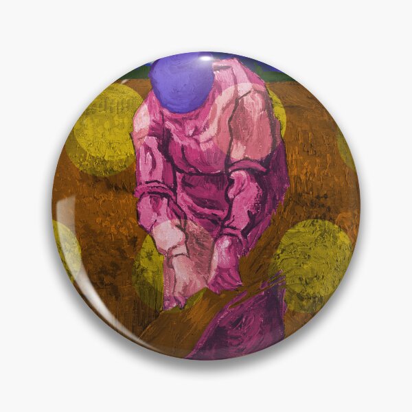 Item preview, Peasant Woman Binding Sheaves by Van Gogh (Remix by SABRE) designed and sold by sabreart.