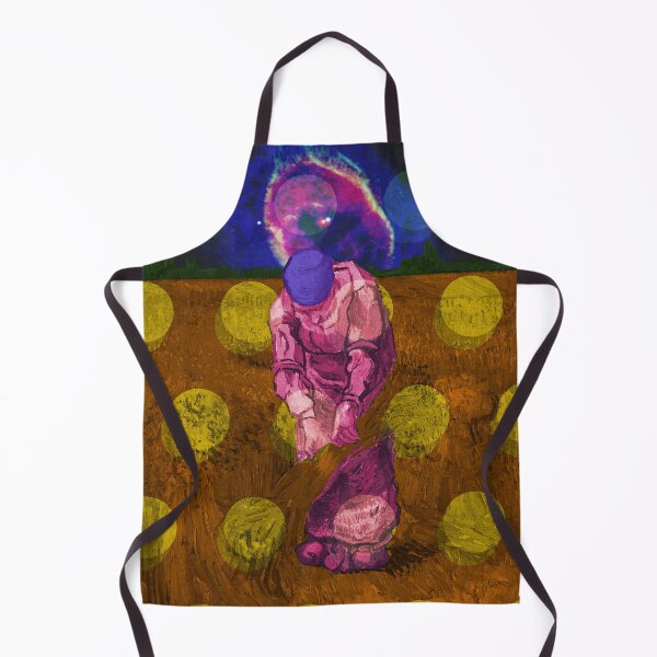 Item preview, Peasant Woman Binding Sheaves by Van Gogh (Remix by SABRE) designed and sold by sabreart.