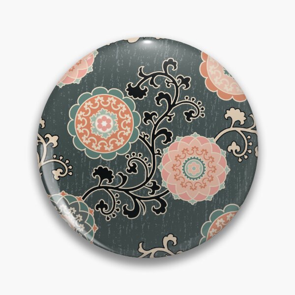 Item preview, Suzani Flowers-Retro designed and sold by Pamelandia.